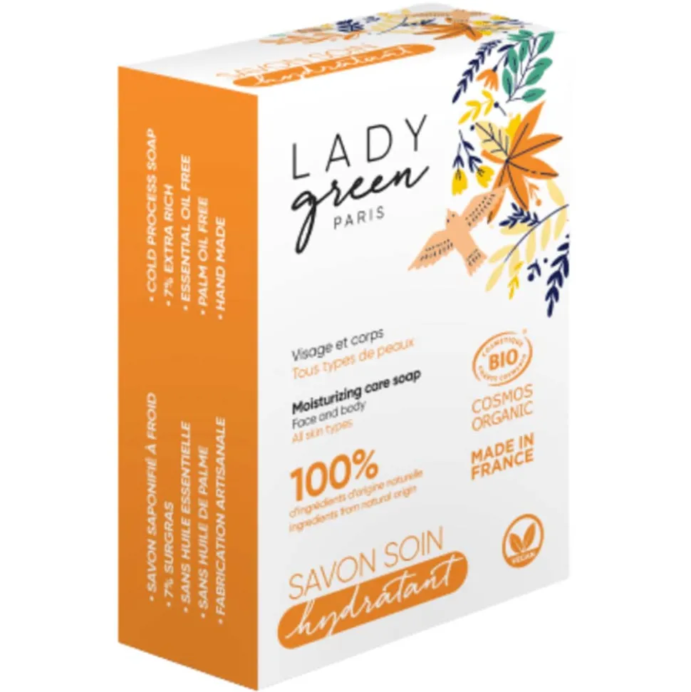 LADY green Feuchtigkeitsspendende Seife Gesicht & Körper 100 g