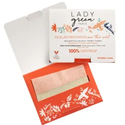 LADY green Tea Oil Blottimg Papers 50 Stück