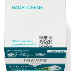 Lavera Basis Sensitiv Antifalten Nachtcreme Q10 50 ml