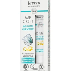 Lavera Basis Sensitiv Antifalten Augencreme Q10 15 ml