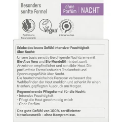 Lavera Basis Sensitiv Beruhigende Nachtcreme 50 ml