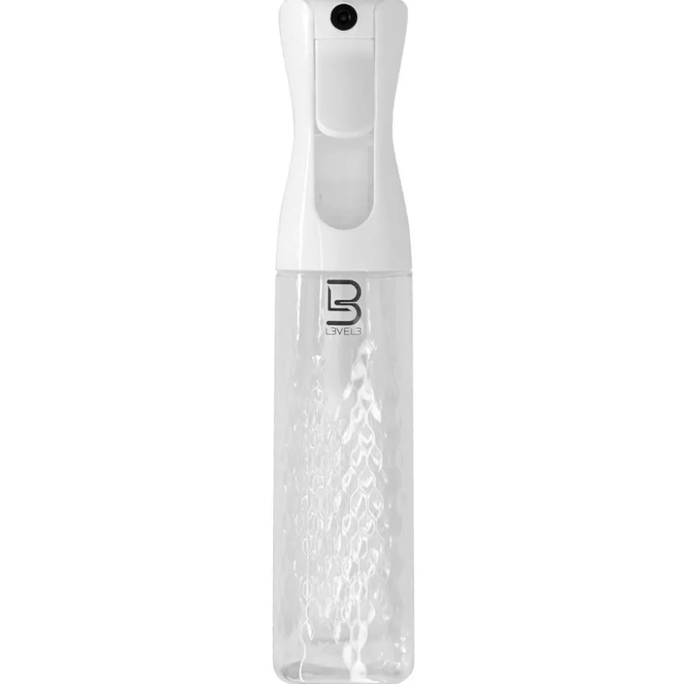 Level3 Beveled Spray Bottle White/Transparent