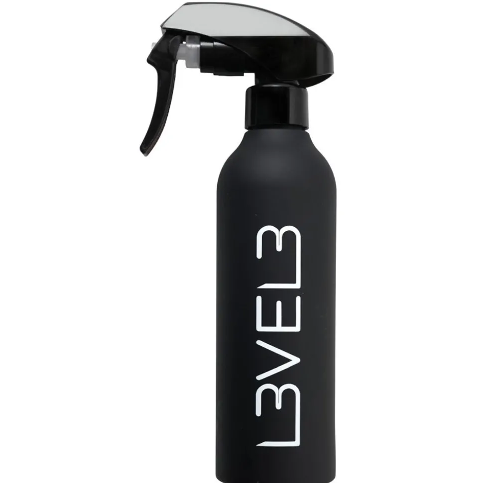 Level3 Beveled Spray Bottle Black