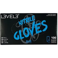 Level3 Nitrile Gloves Large Blue