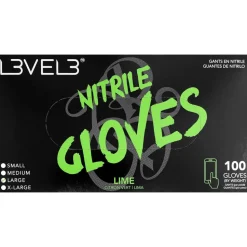 Level3 Nitrile Gloves Large Lime
