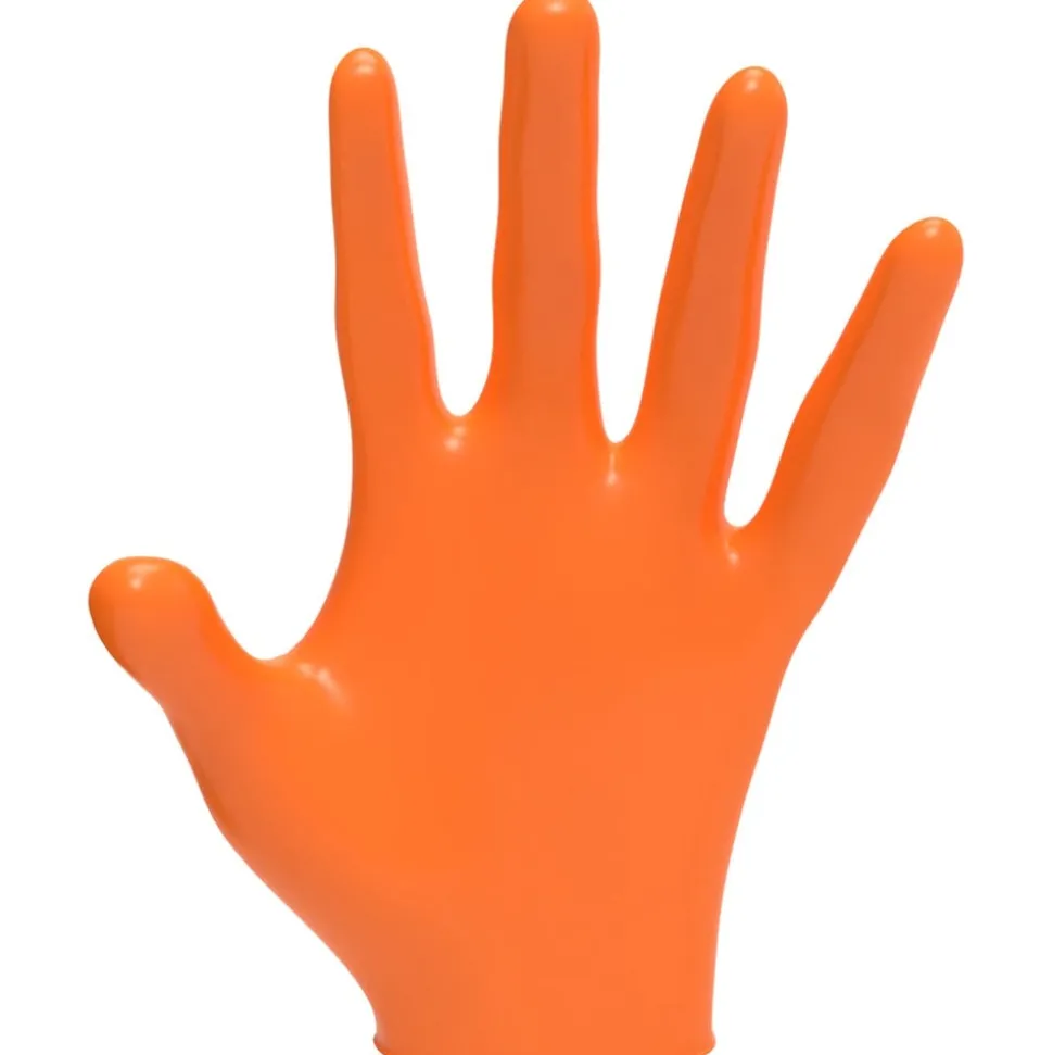 Level3 Nitrile Gloves Large Orange