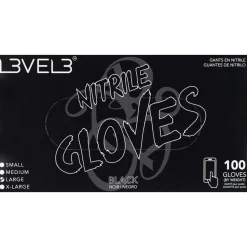 Level3 Nitrile Gloves X-Large Black