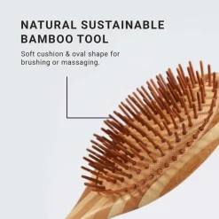 LOMA Bamboo Oval Paddle Brush