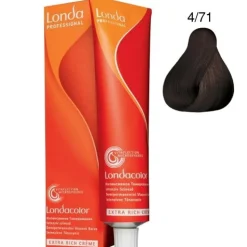 Londa Demi-Permanent Color Creme 4/71 Mittelbraun Braun-Asch 60 ml