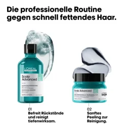 L'Oréal Professionnel Paris Série Expert Scalp Advanced Anti-Oiliness 2in1 Deep Purifier Clay 250 ml