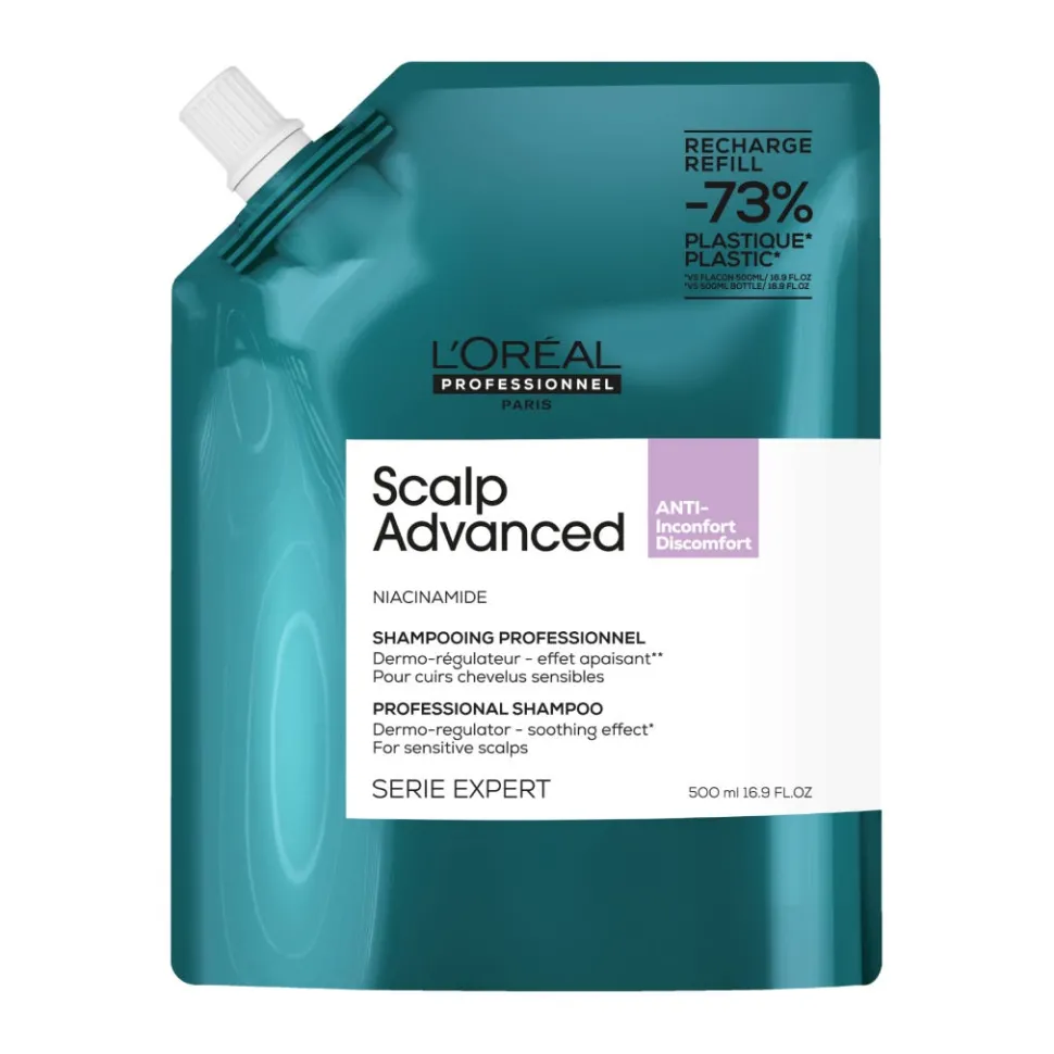 L'Oréal Professionnel Paris Série Expert Scalp Advanced Anti-Discomfort Dermo-Regulator Shampoo Refill 500 ml