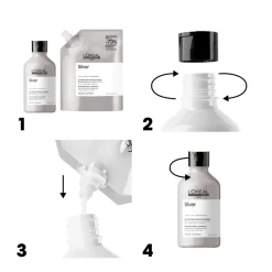 L'Oréal Professionnel Paris Serie Expert Silver Shampoo Refill 500 ml