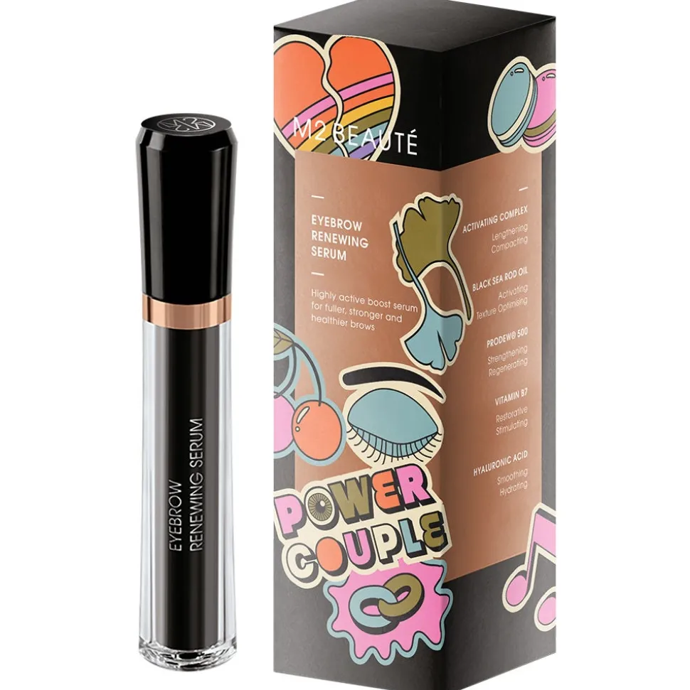 M2 Beauté Eyebrow Renewing Serum Power Couple