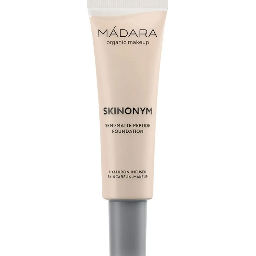 MÁDARA Semi-Matte Peptide Foundation #15 Stone 30 ml
