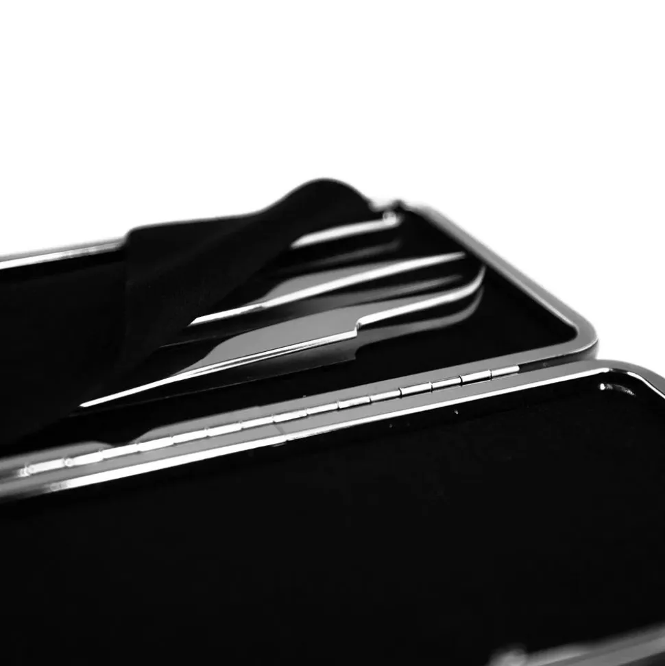 Miss Lashes Pinzetten Magnet Etui Schwarz