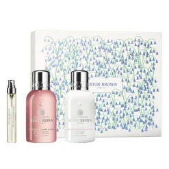 Molton Brown Delicious Rhubarb & Rose Fragrance Layering Set
