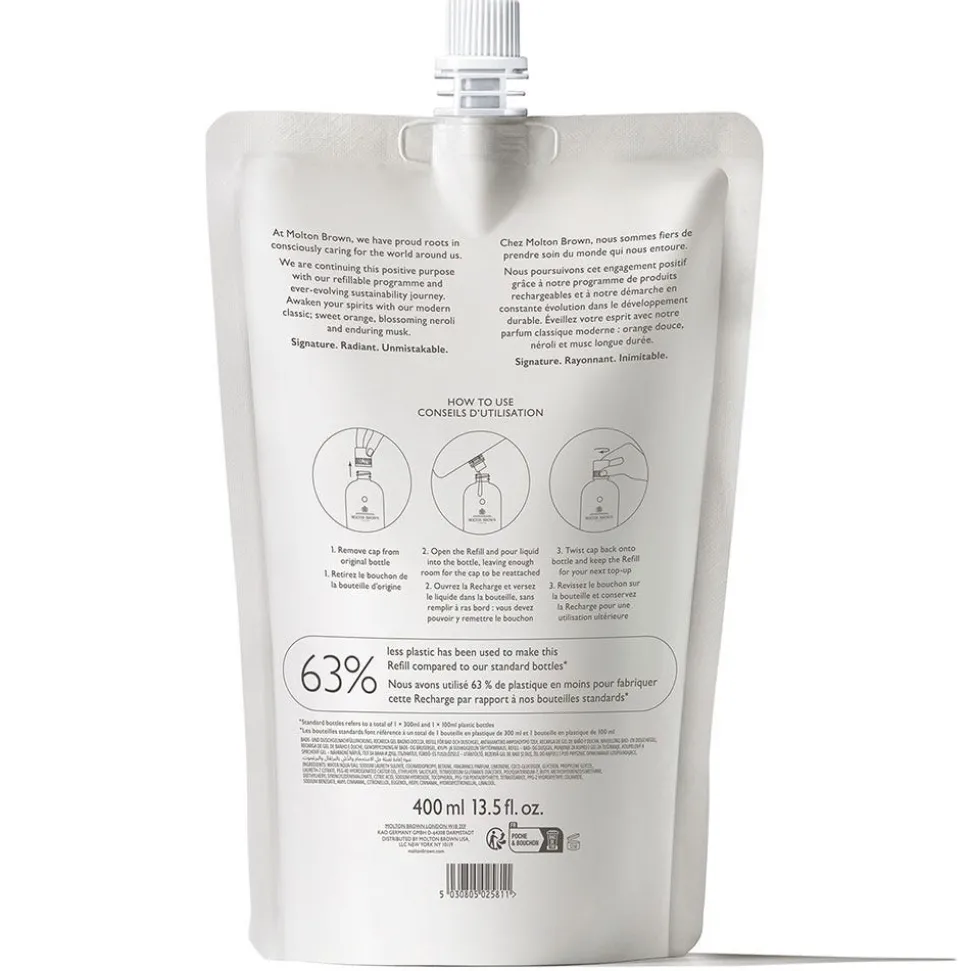 Molton Brown Orange & Bergamot Bath & Shower Gel Refill 400 ml