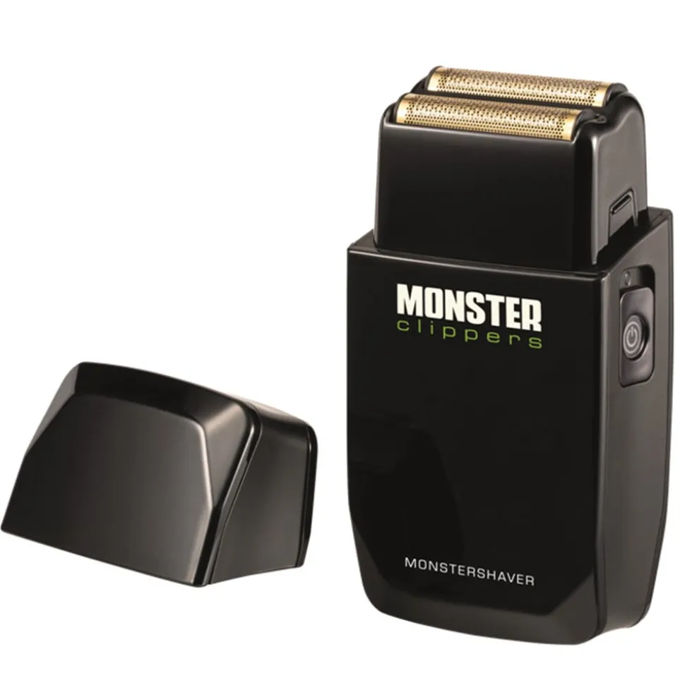 Monster clippers Doppelfolienrasierer Schwarz