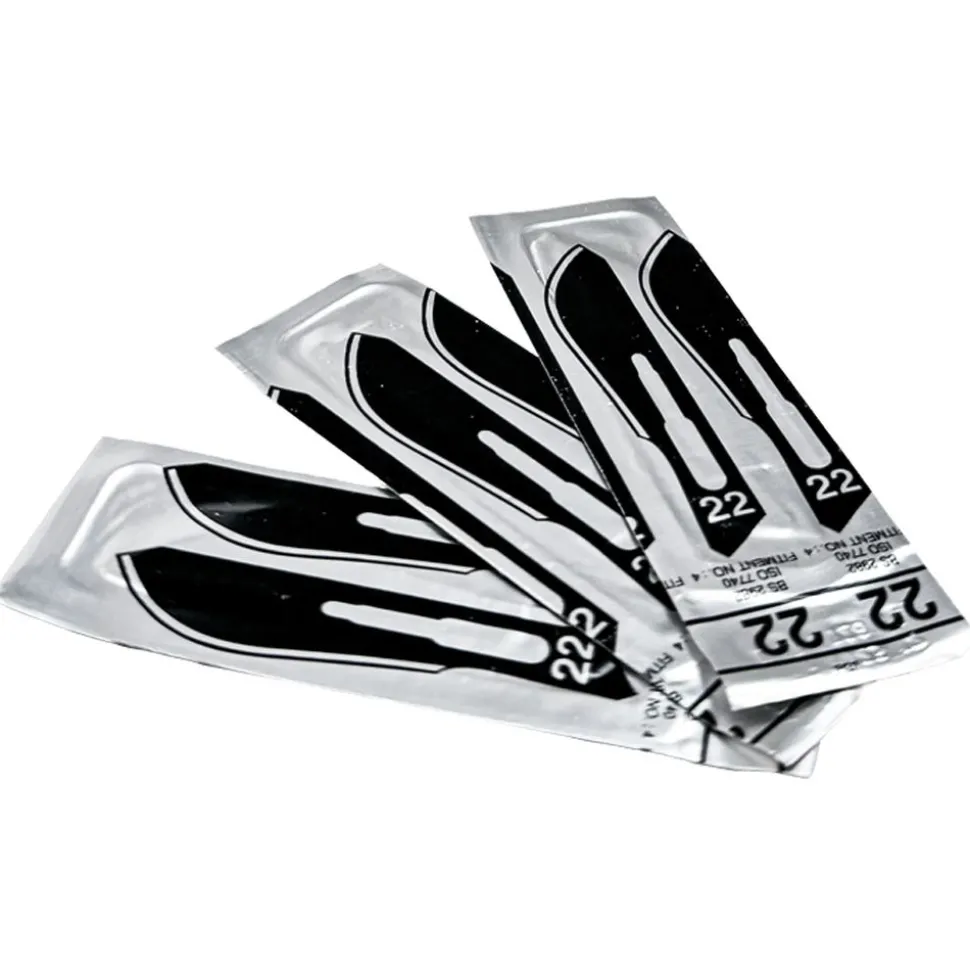 Monteil Paris Skalpell-Klingen Karbonstahl 10er Set