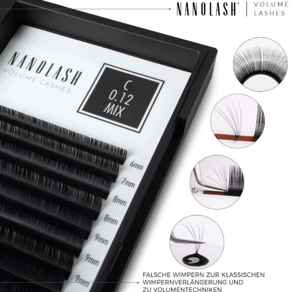 Nanolash Volume Lashes 0.12 D 11mm