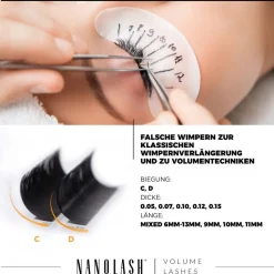 Nanolash Volume Lashes 0.12 D 11mm