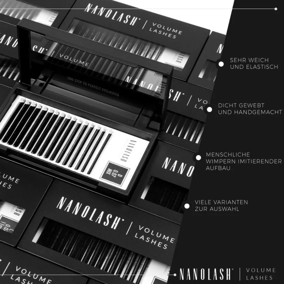 Nanolash Volume Lashes 0.15 D 6-13mm