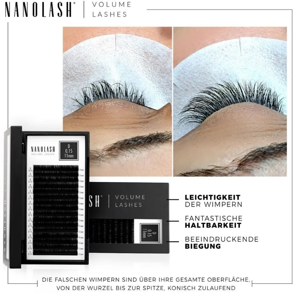 Nanolash Volume Lashes 0.15 D 6-13mm