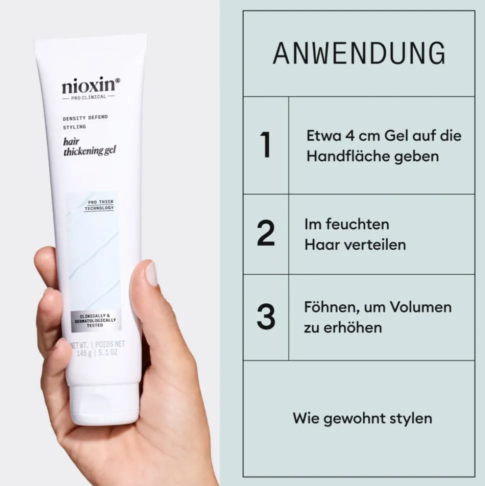 Nioxin Styling Hair Thickening Gel 140 ml