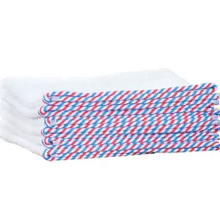 1o1BARBERS Barber Towel White/Red/Blue 20x40cm