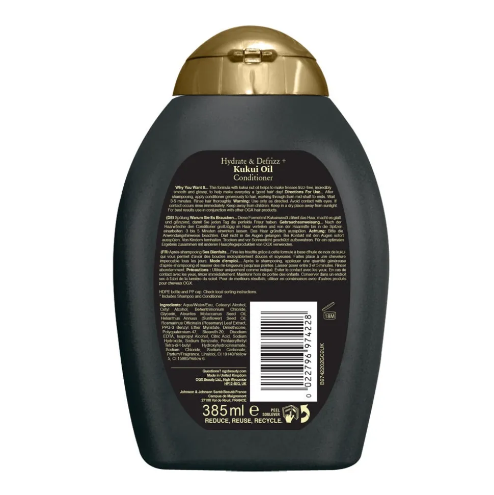OGX Kukui Oil Conditioner 385 ml
