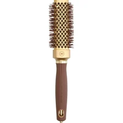 Olivia Garden Blowout Straight Wavy Bristle Gold & Brown 30 mm