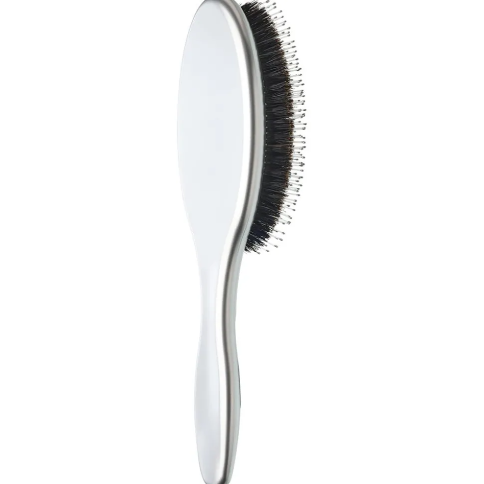Olivia Garden CARE OVAL Boar & Nylon Bristles Silver