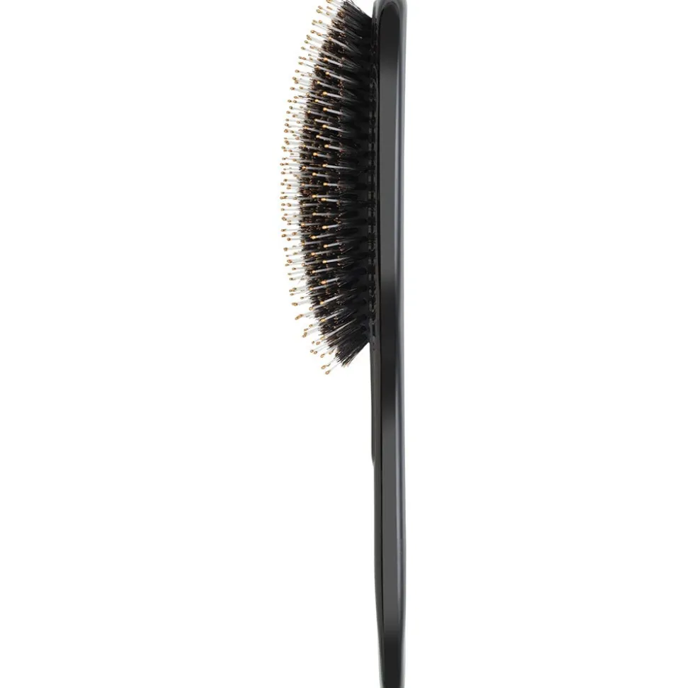 Olivia Garden CARE OVAL Boar & Nylon Bristles Black