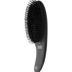 Olivia Garden Curve Boar & Nylon Bristles Matt Black