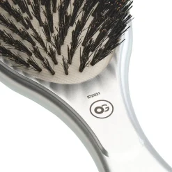 Olivia Garden Expert Care Oval Boar Bristles Silver