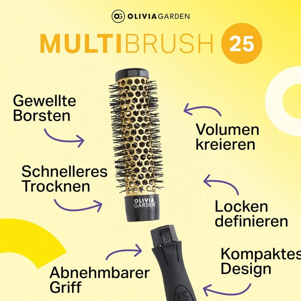 Olivia Garden MultiBrush Curlers Kit 25