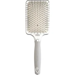 Olivia Garden Rectangular Nylon Bristles Silver L