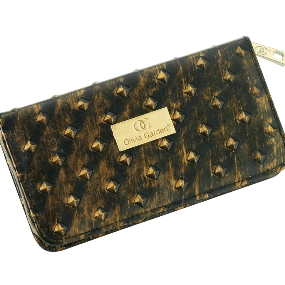 Olivia Garden Silk Cut Black/Gold Schere + Effilierschere 5,75 Zoll