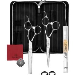 Olivia Garden Silk Cut Pro Schere + Effilierschere RH 5,75 Zoll