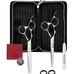 Olivia Garden Silk Cut Pro Schere + Effilierschere LH 5,75 Zoll