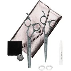 Olivia Garden SilkCut PRO Charcoal 2er Scherenset