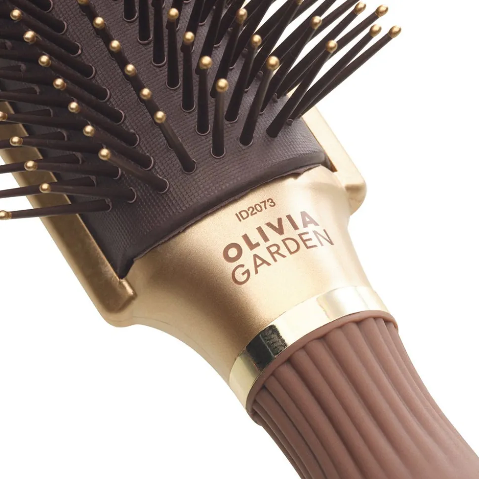 Olivia Garden Style Control Nylon Bristles Gold & Brown