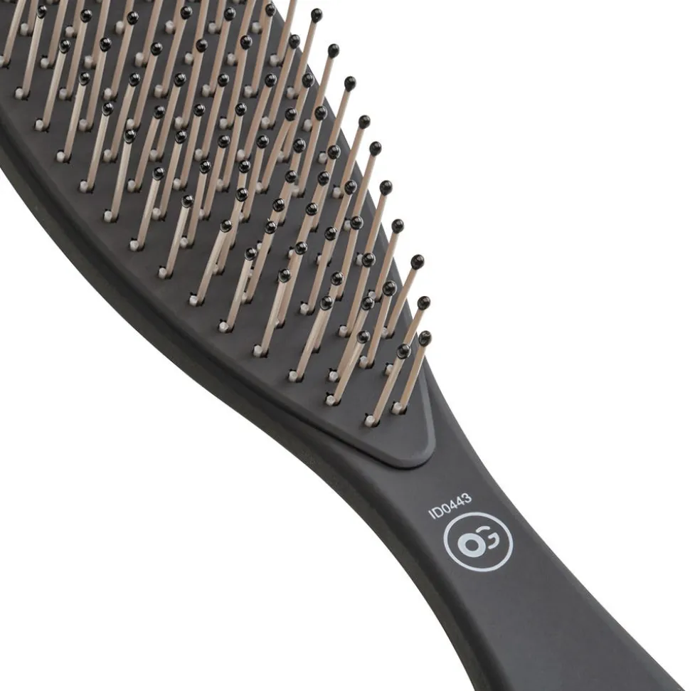 Olivia Garden Style Wet Thick Hair Bristles Matt Black