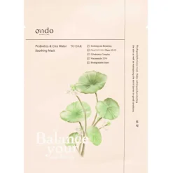 Ondo Probiotics & Cica Water Soothing Mask