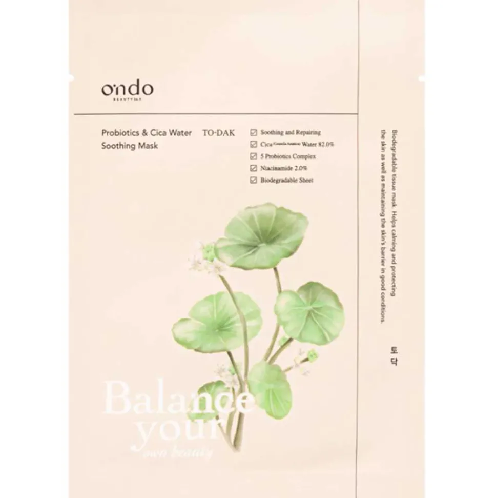 Ondo Probiotics & Cica Water Soothing Mask