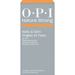 OPI Nature Strong Nails & Skin Disposable Strips 80 Grit 20 Stück