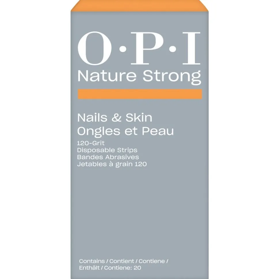 OPI Nature Strong Nails & Skin Disposable Strips 120 Grit 20 Stück