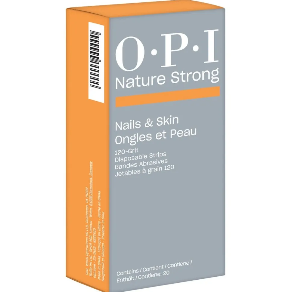 OPI Nature Strong Nails & Skin Disposable Strips 120 Grit 20 Stück