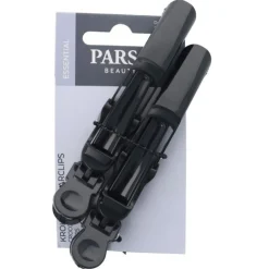 PARSA Beauty Kroko Klammern in schwarz im 2er Set