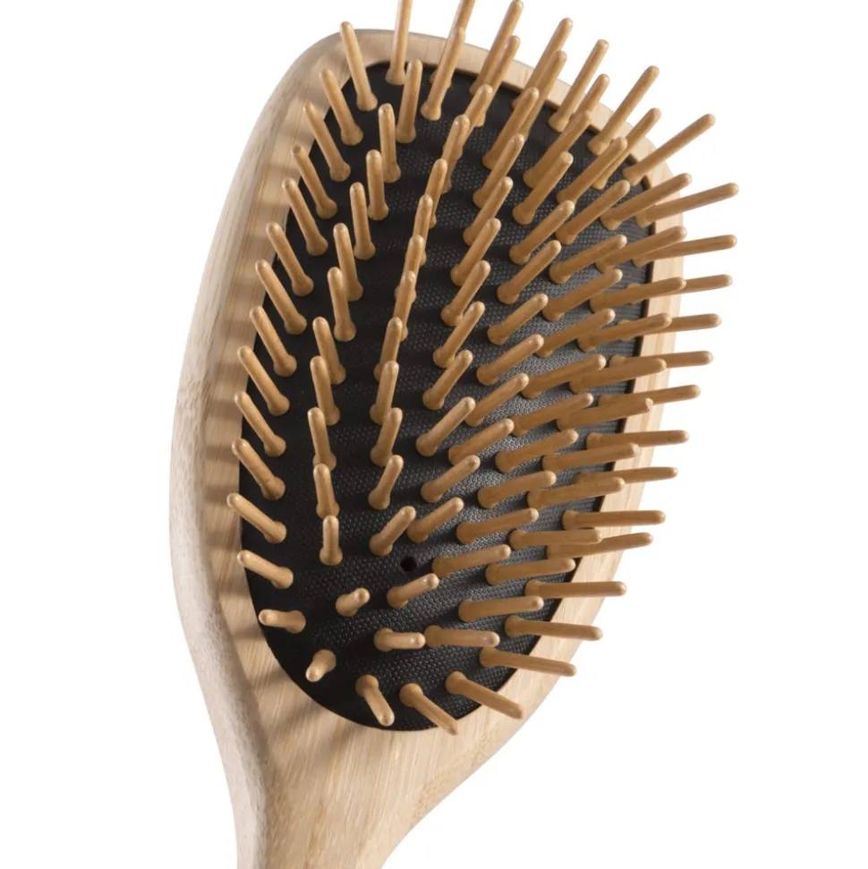 PARSA Beauty Profi FSC Holz Haarbürste Groß Oval mit Holzstiften